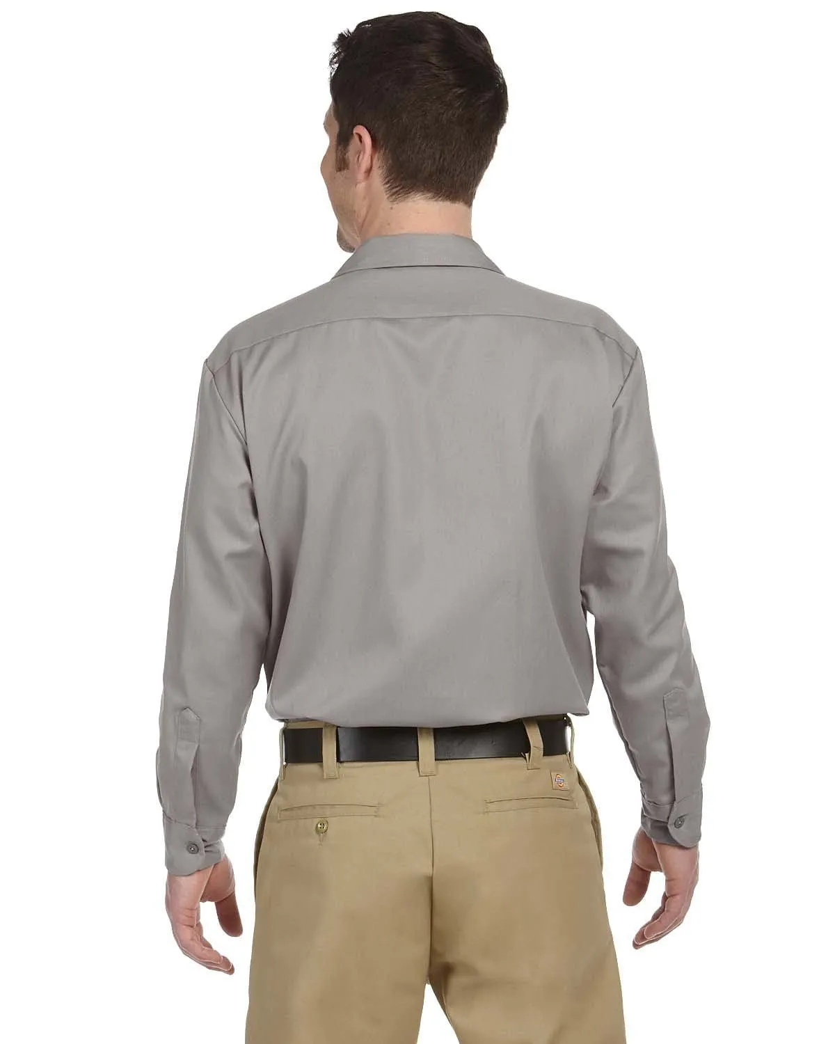 Dickies Long Sleeve Work Shirt | Silver Gray