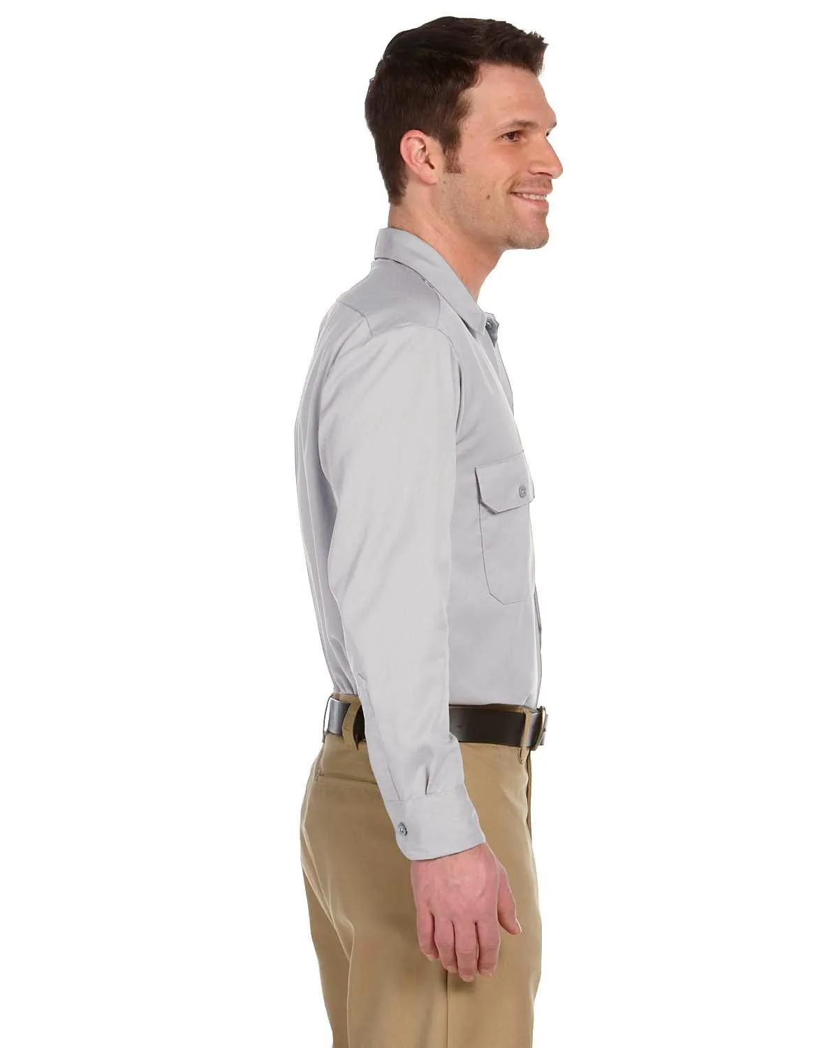 Dickies Long Sleeve Work Shirt | White