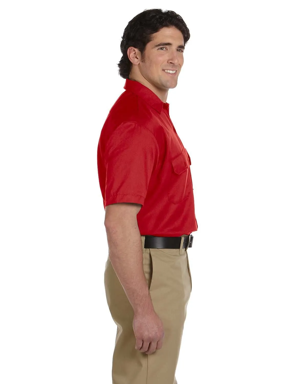 Dickies Short Sleeve Work Shirt | Red