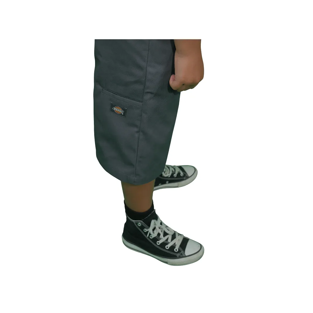 DICKIES - YOUTH 38224 BOYS` ORIGINAL FIT RELAXED SHORTS -  CHARCOAL