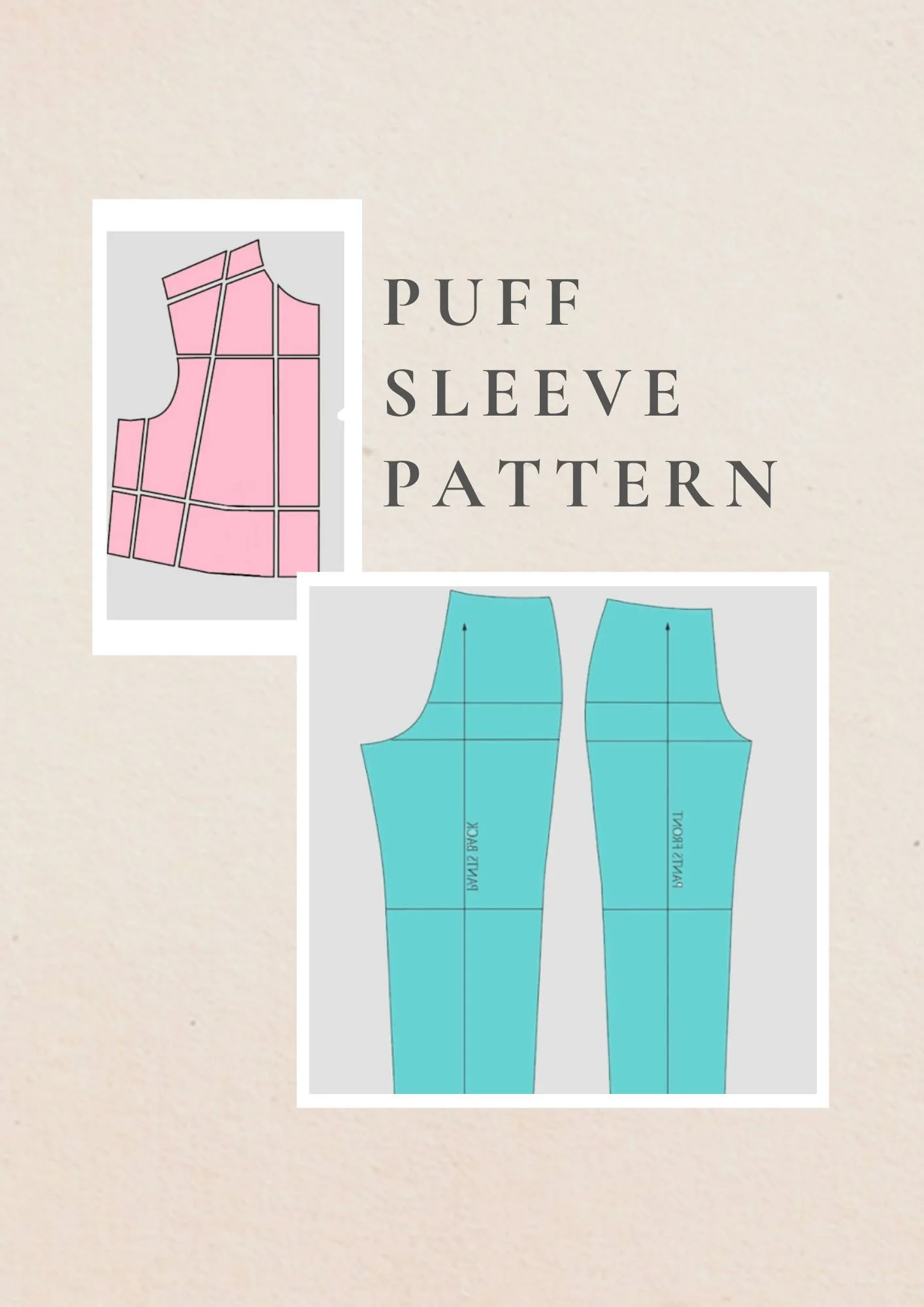 DIY Removable Off-the-Shoulder Sleeve Pattern, Bicep Puffy Sleeve PDF Tutorial