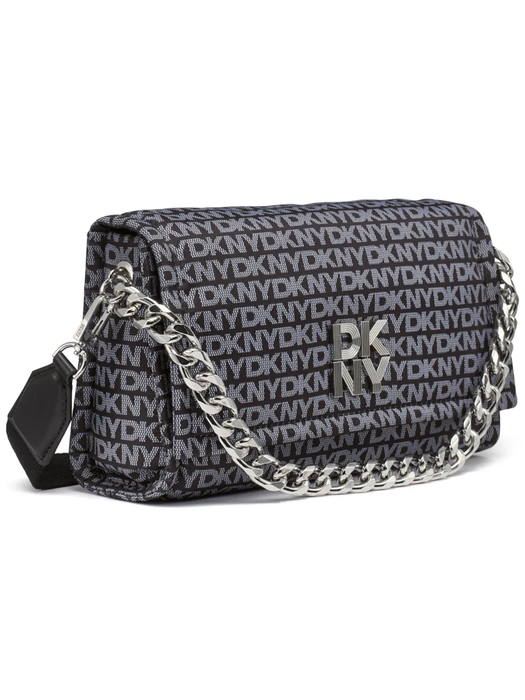 DKNY Women Black Printed Crossbody