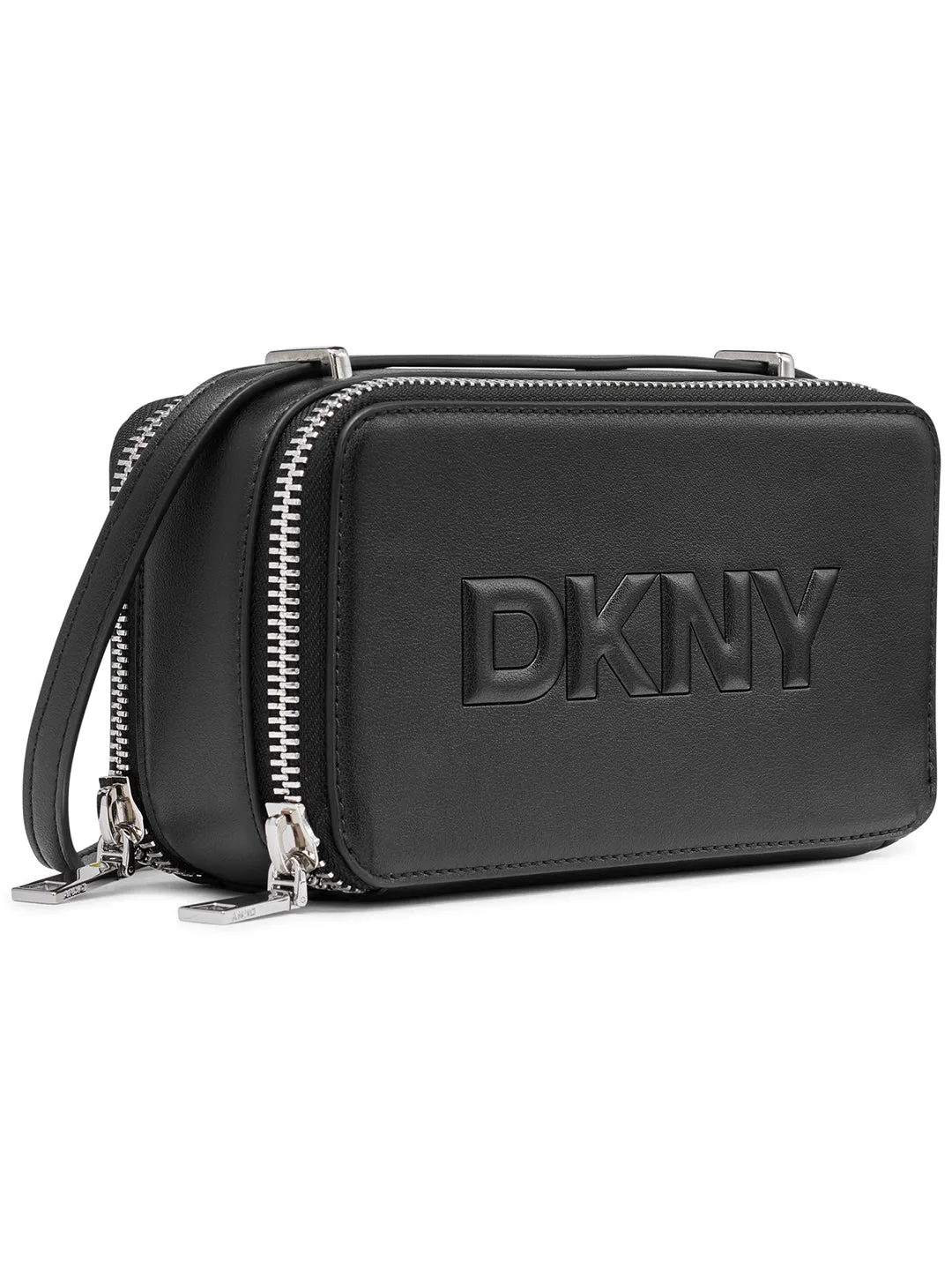 DKNY Women Black Solid Crossbody