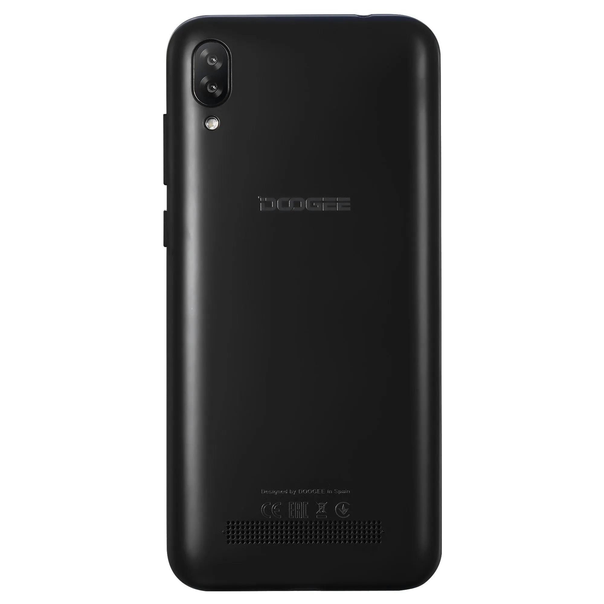 DOOGEE X90 Cellphone 6.1inch 19:9 Waterdrop LTPS Screen Smartphone Quad Core CPU 1GB RAM 16GB ROM 3400mAh Battery Dual SIM Cards 8MP 5MP Camera Android 8.1 OS  Black_Russian version