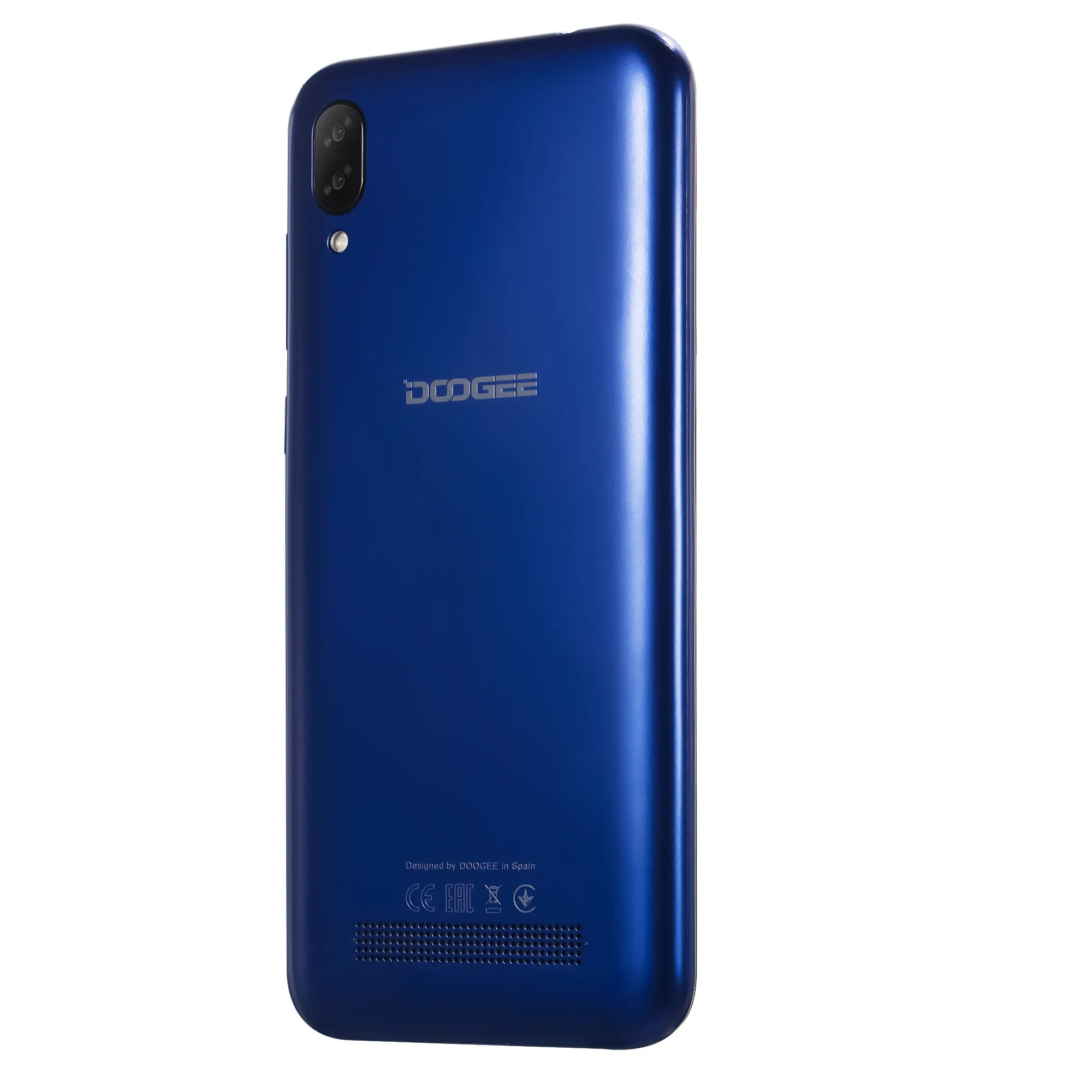 DOOGEE X90 Cellphone 6.1inch 19:9 Waterdrop LTPS Screen Smartphone Quad Core CPU 1GB RAM 16GB ROM 3400mAh Battery Dual SIM Cards 8MP 5MP Camera Android 8.1 OS  Blue_European version