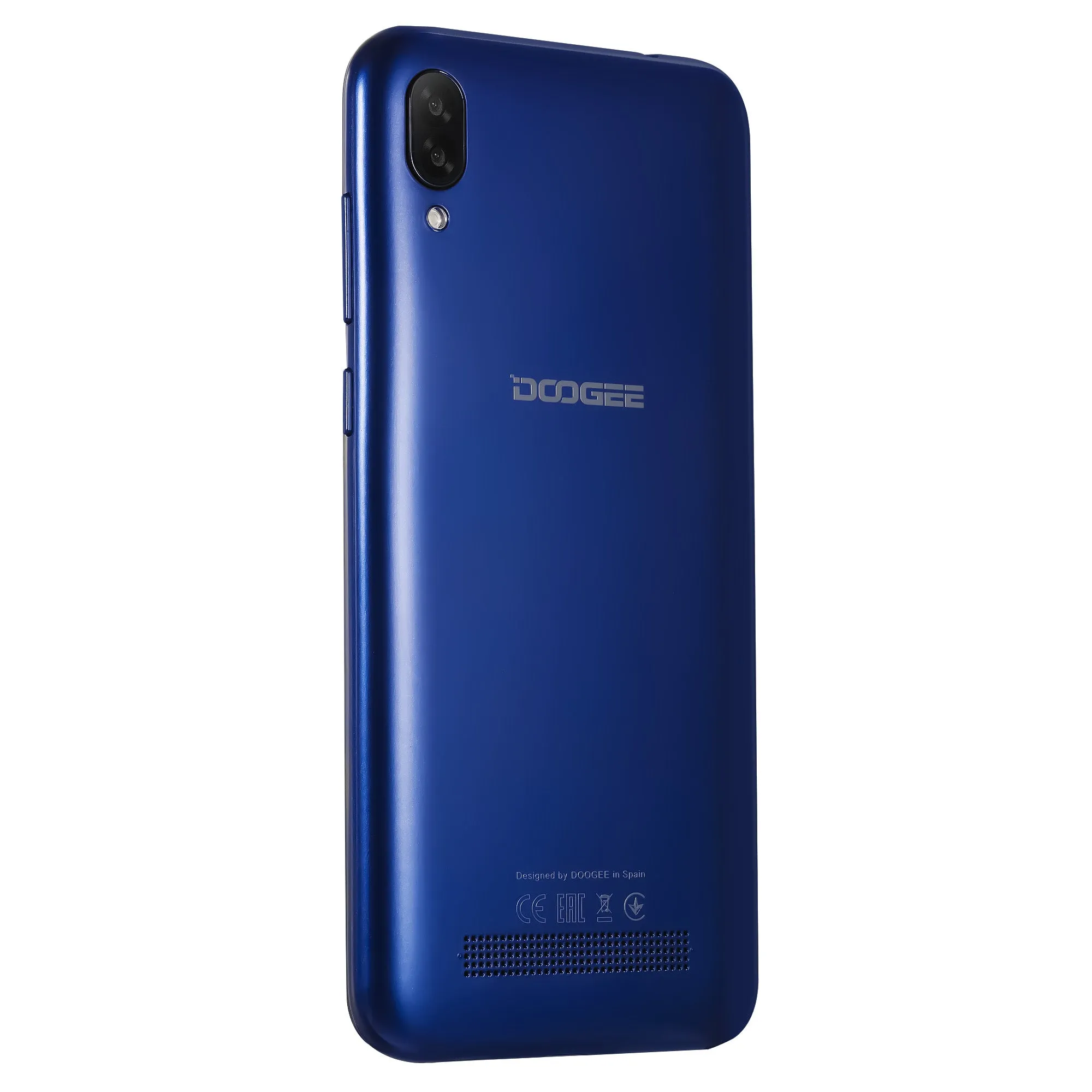 DOOGEE X90 Cellphone 6.1inch 19:9 Waterdrop LTPS Screen Smartphone Quad Core CPU 1GB RAM 16GB ROM 3400mAh Battery Dual SIM Cards 8MP 5MP Camera Android 8.1 OS  Blue_European version