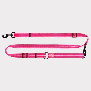 EEZY-6® Reflective Dog Leash | Neon Pink