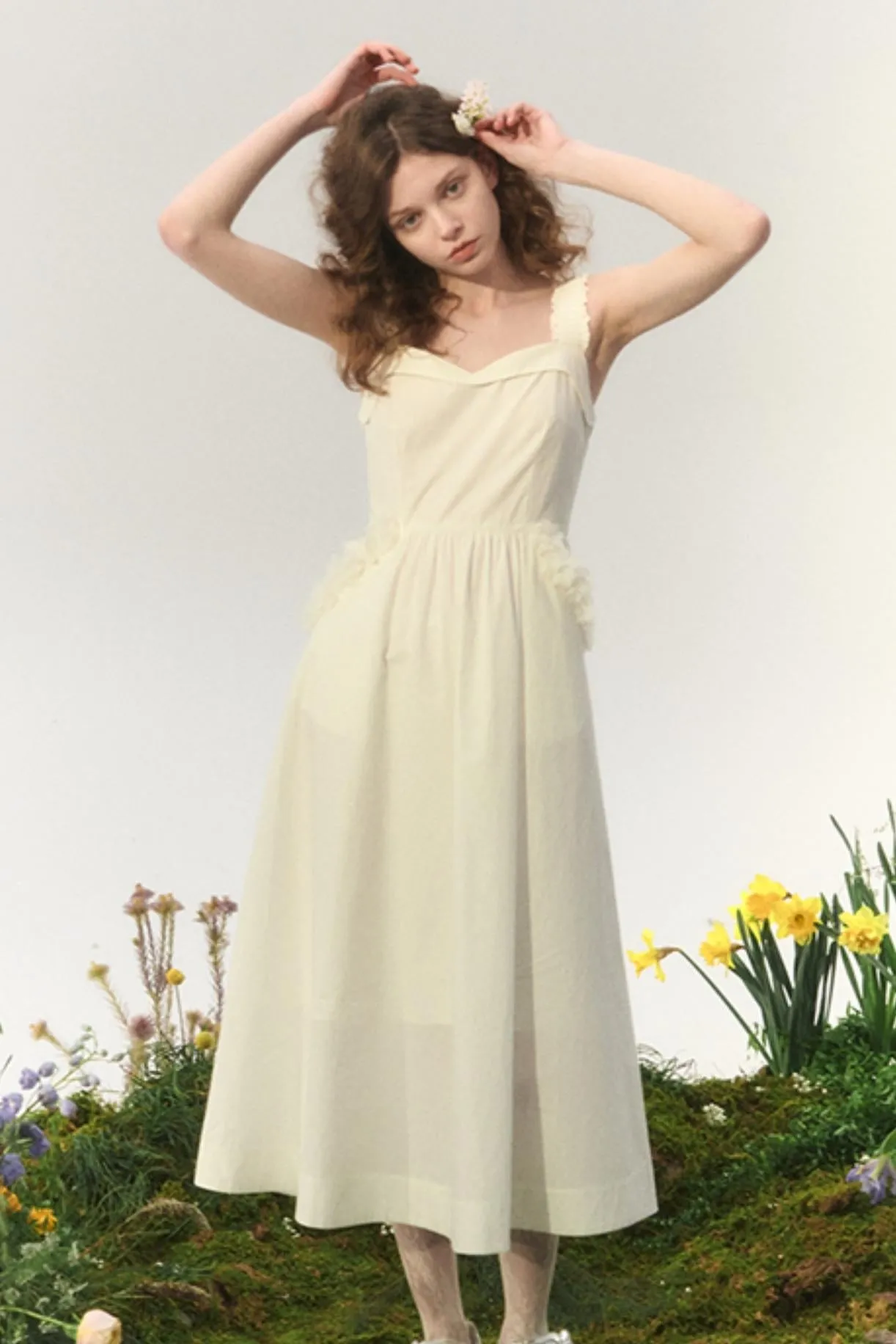 Elegant Waist Strap Dress