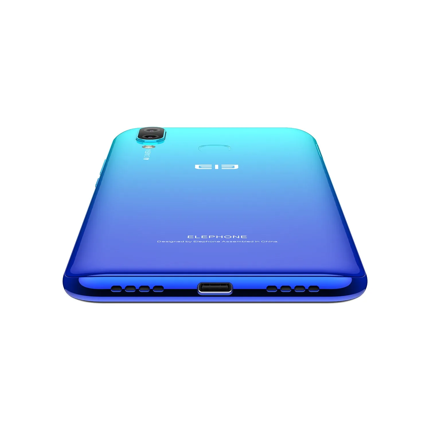 Elephone A6 MAX 6.53 Inch 4GB 64GB Android 9.0 Smartphone MT6762V Quad Core 20MP Fingerprint 3400mAh 4G OTG NFC Mobile Phone black