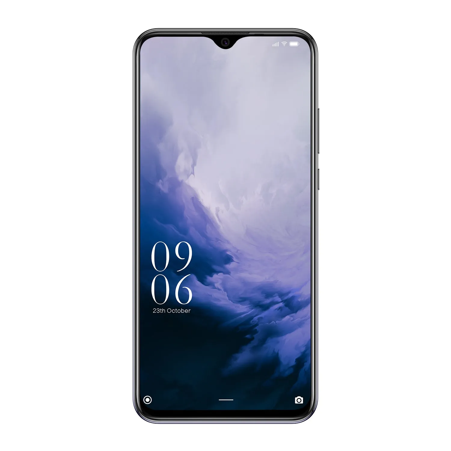Elephone A6 MAX 6.53 Inch 4GB 64GB Android 9.0 Smartphone MT6762V Quad Core 20MP Fingerprint 3400mAh 4G OTG NFC Mobile Phone black