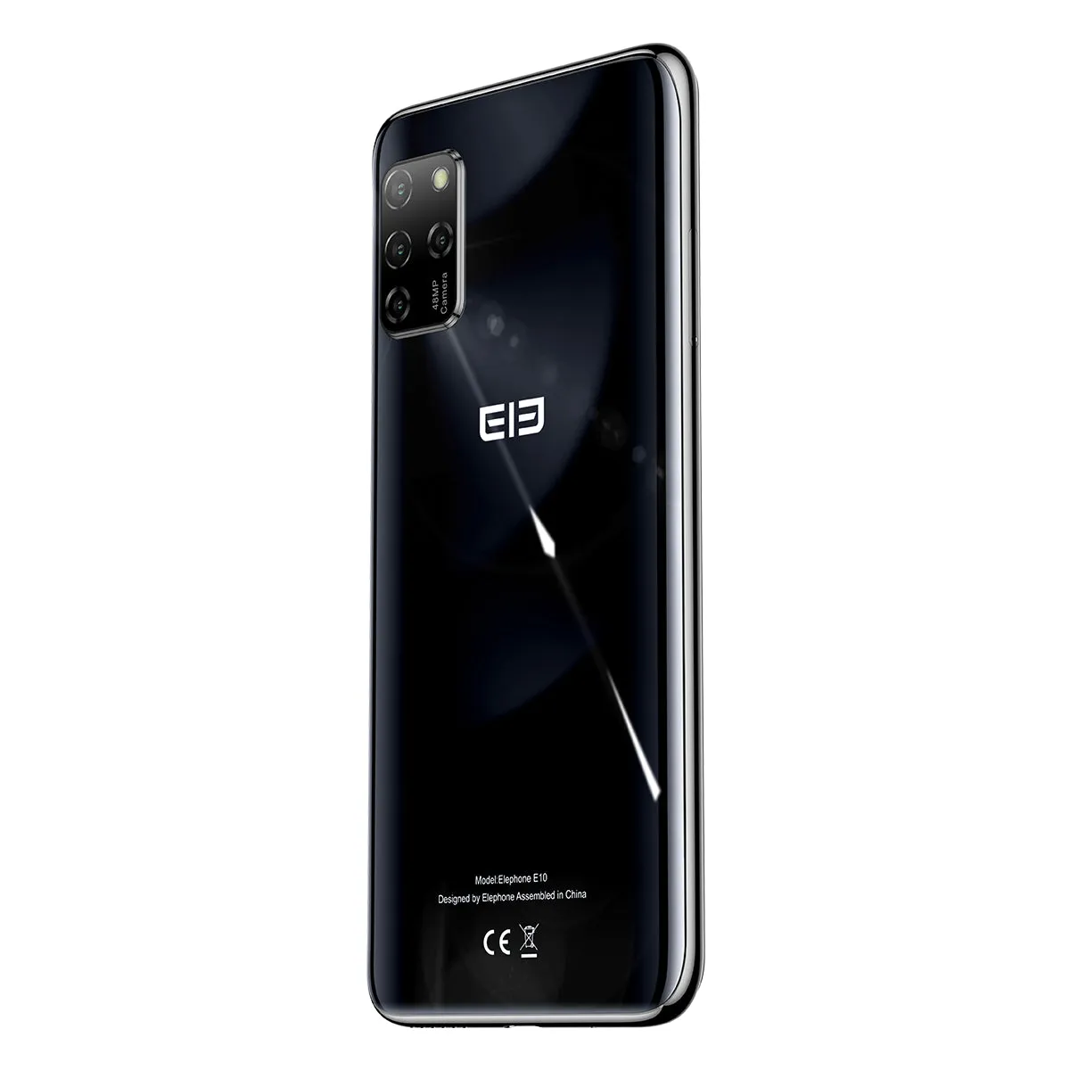 Elephone E10 Mobile Phone 6.5Inch MT6762D Octa Core 4GB 64GB 4000mAh Android 10 Quad Camera 48MP NFC Side Fingerprint Smartphone Aurora green