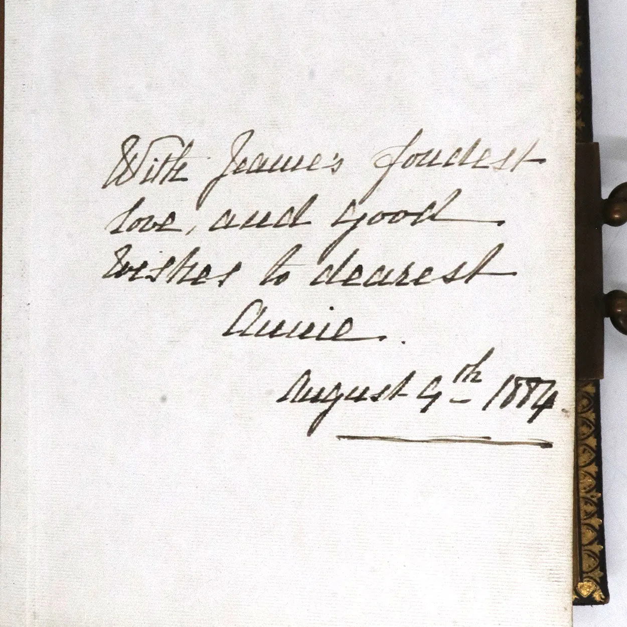 English Gilt Embossed Leather Bound Album and Souvenir Engravings