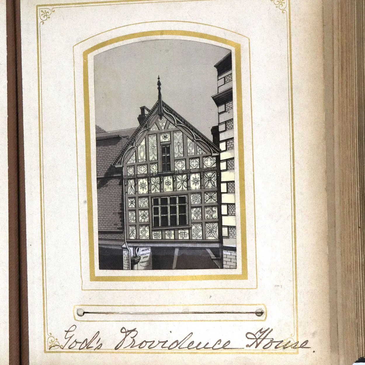English Gilt Embossed Leather Bound Album and Souvenir Engravings