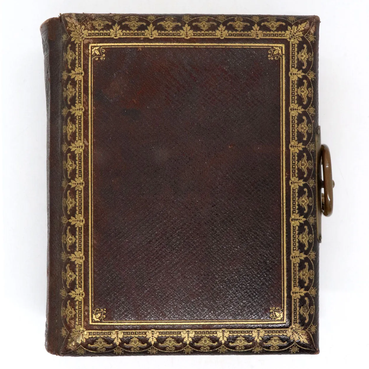 English Gilt Embossed Leather Bound Album and Souvenir Engravings