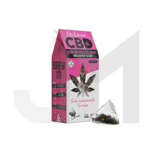 Equilibrium CBD Full Spectrum Crimson Hibiscus Berry Tea Bags Box of 12