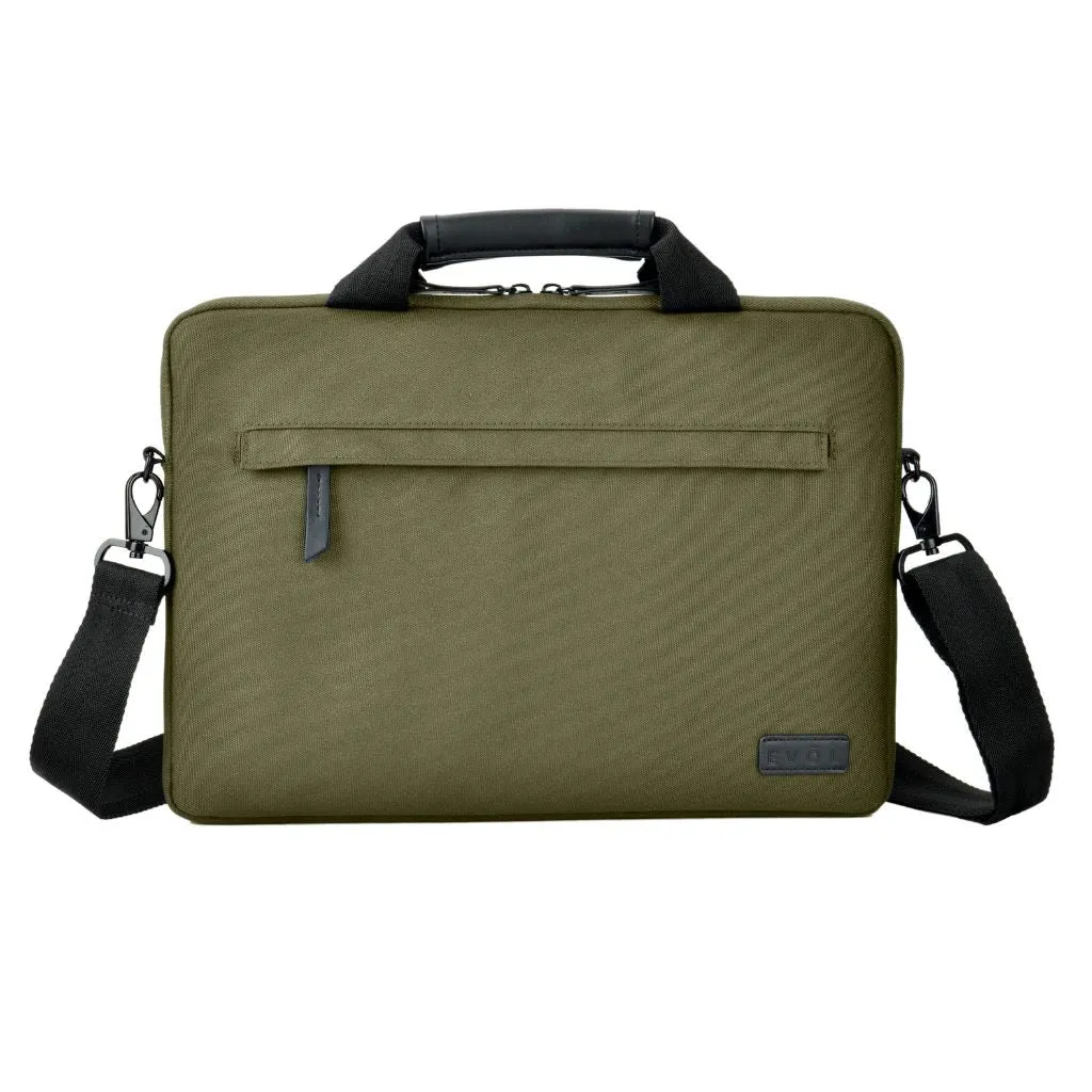 Evol Urban Carrywear 14.1' Slim Laptop Brief - Recycled Material - Olive