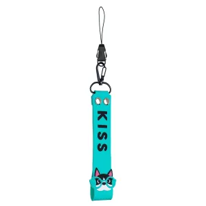Fashion Silicone Detachable Lanyard Cute Mobile Phone Hanging Rope Random Color Light blue