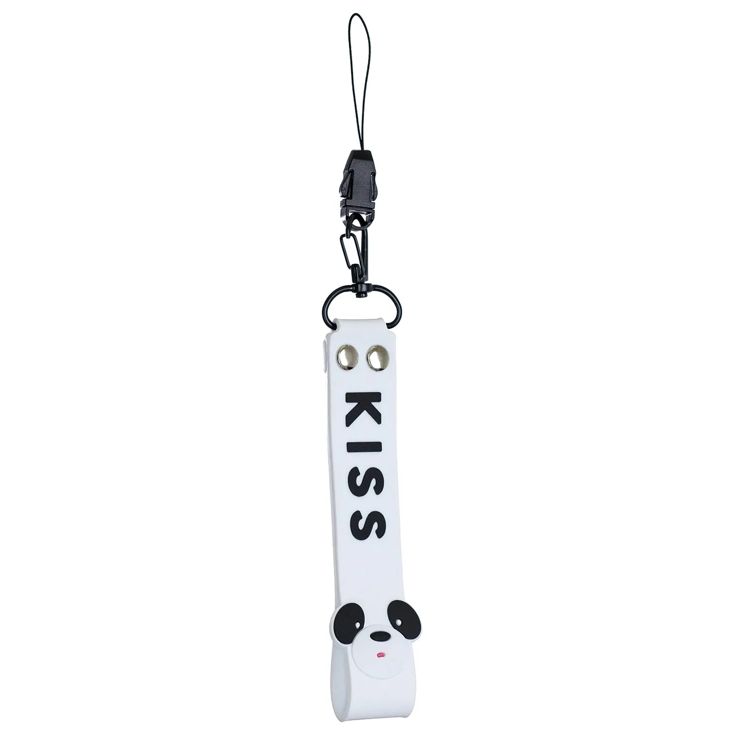Fashion Silicone Detachable Lanyard Cute Mobile Phone Hanging Rope Random Color Light blue