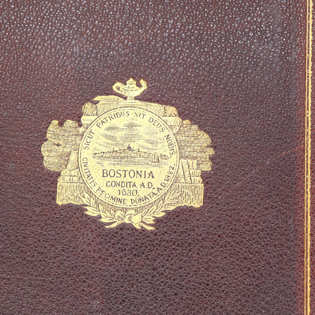 First Edition Signed Leather Book: Oration, July 4th, 1885 by Thomas J. Gargan