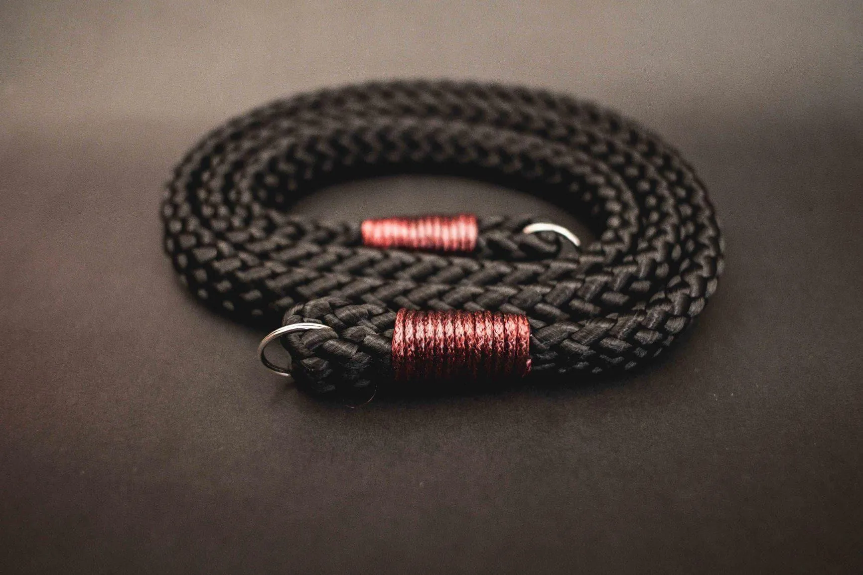 Flat Black Acrylic Camera Strap
