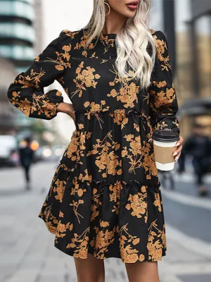 Floral Print Dress with Elegant Design