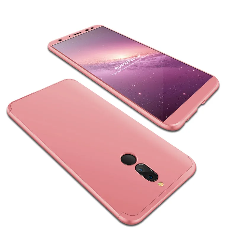 For HUAWEI MAIMANG 6/Mate 10 lite/Honor 9i(india)/Nova 2i Ultra Slim PC Back Cover Non-slip Shockproof 360 Degree Full Protective Case blue
