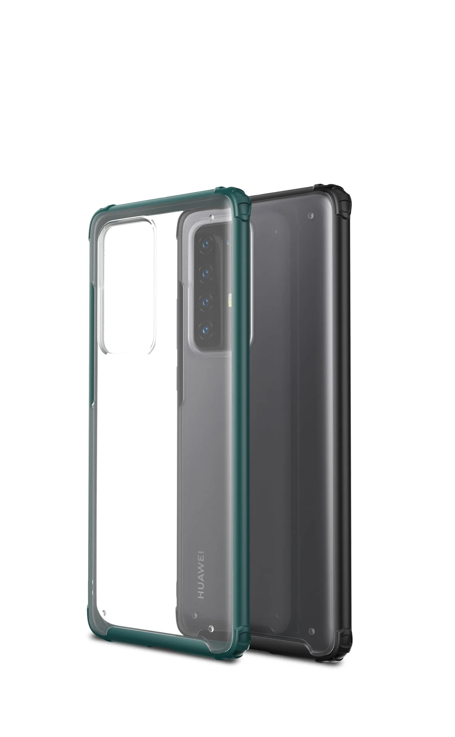 For HUAWEI P40 Pro Case PC Matte bottom TPU Soft Edge Cover Shockproof Mobile Phone Cover red