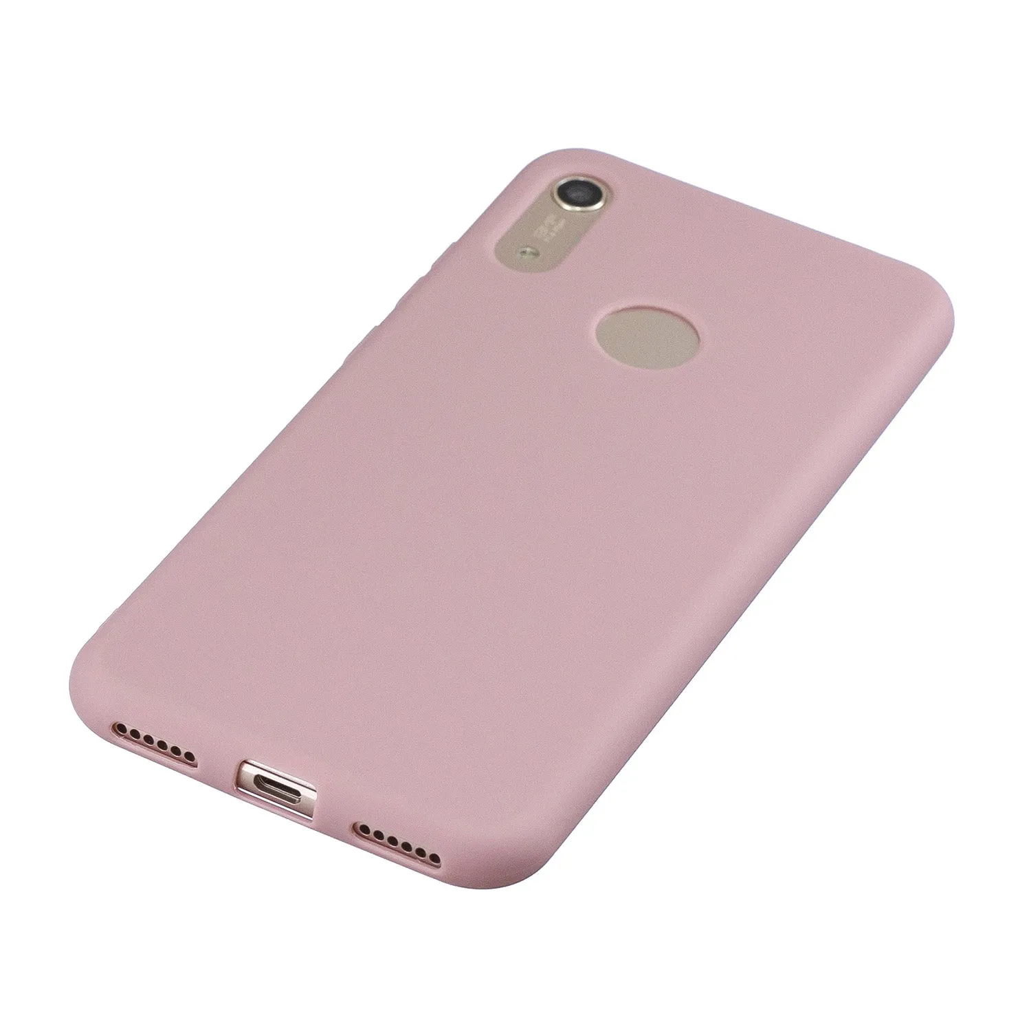For HUAWEI Y6 2019 Lovely Candy Color Matte TPU Anti-scratch Non-slip Protective Cover Back Case 12