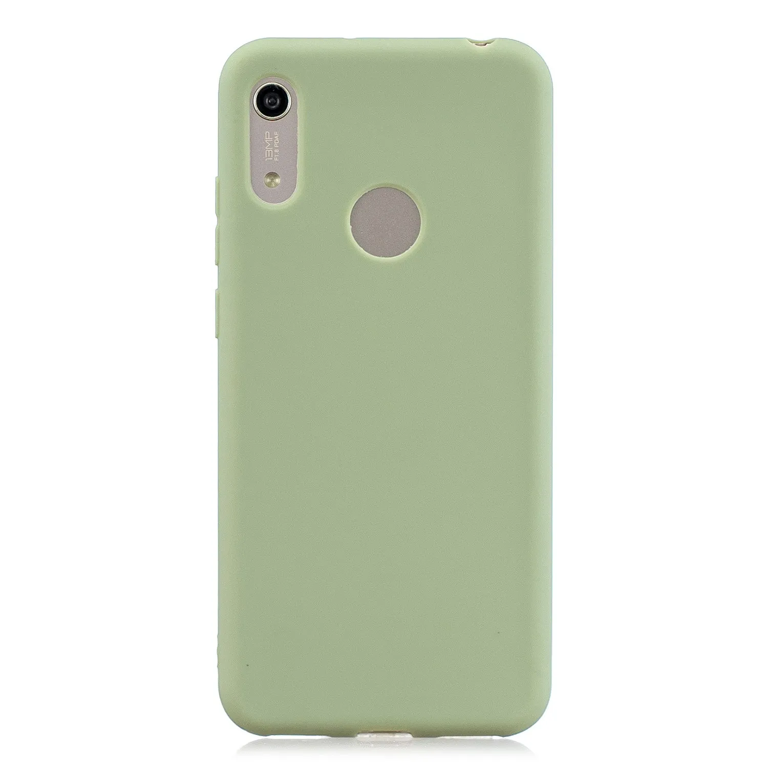 For HUAWEI Y6 2019 Lovely Candy Color Matte TPU Anti-scratch Non-slip Protective Cover Back Case 12