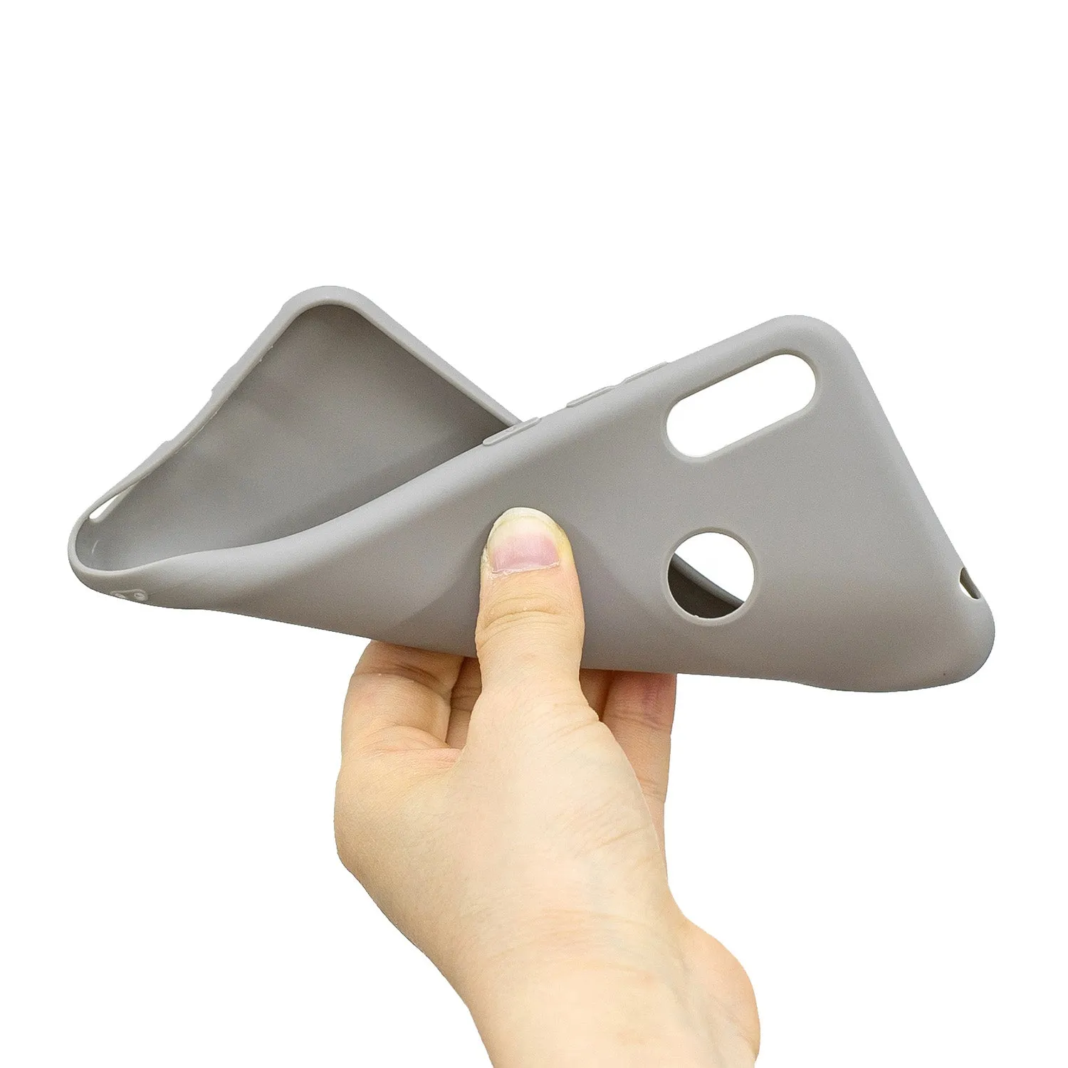 For HUAWEI Y6 2019 Lovely Candy Color Matte TPU Anti-scratch Non-slip Protective Cover Back Case 12