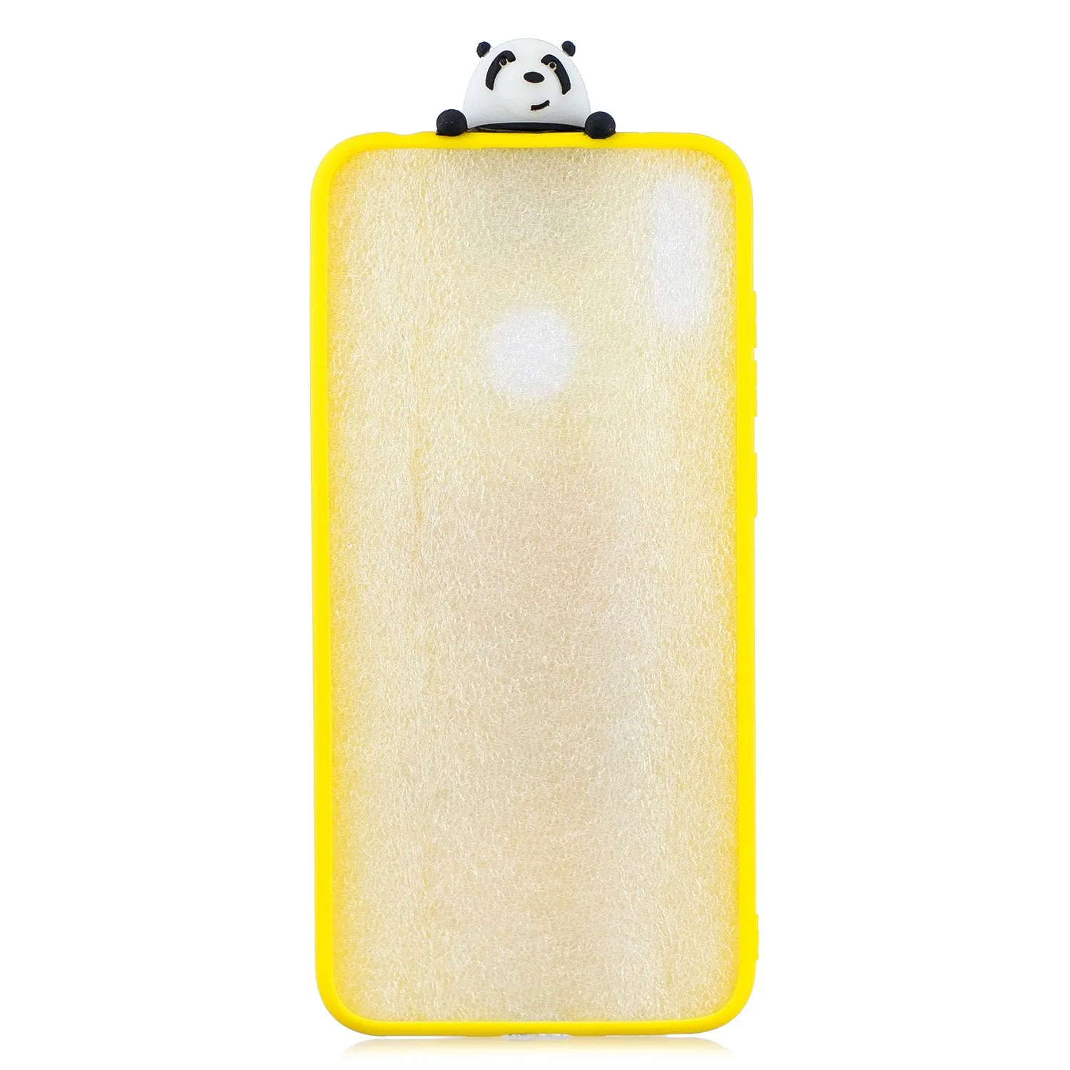 For Huawei Y7 2019 3D Cartoon Lovely Coloured Painted Soft TPU Back Cover Non-slip Shockproof Full Protective Case Striped bear