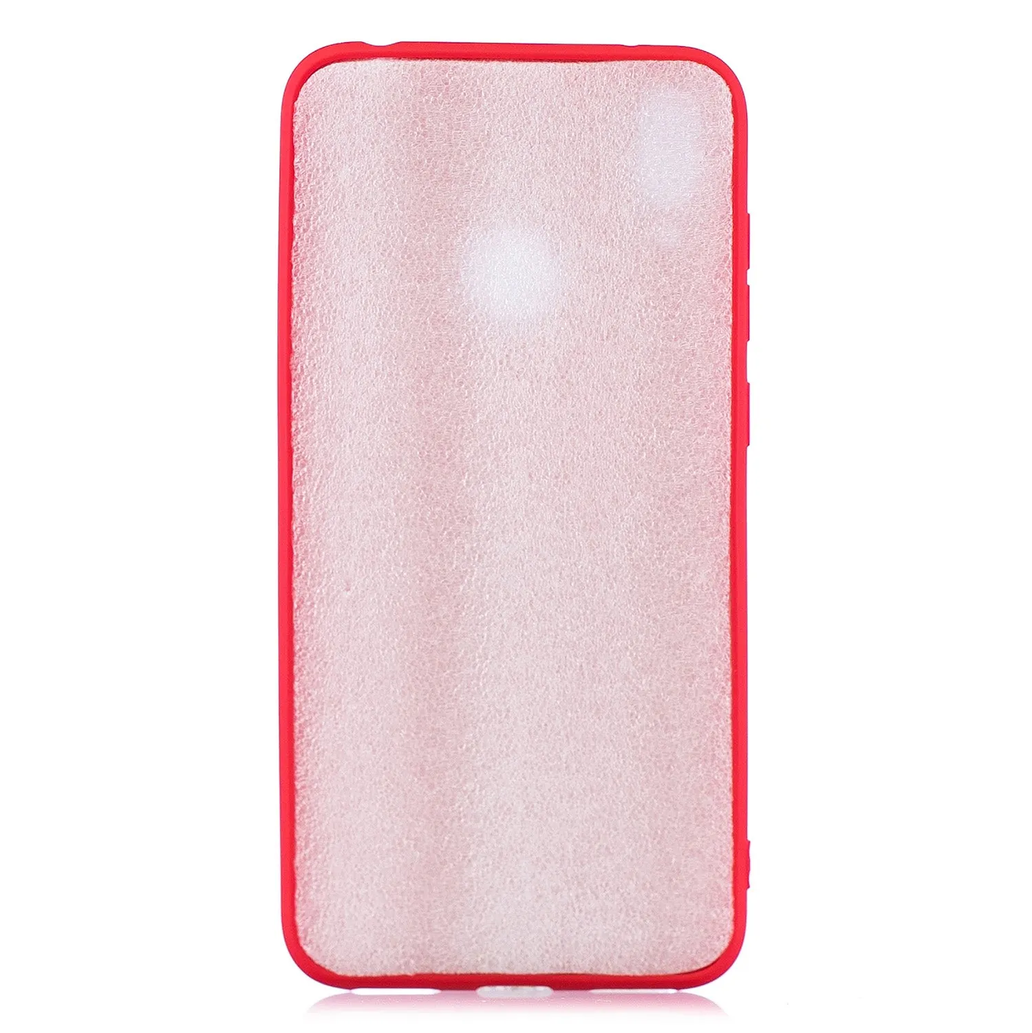 For HUAWEI Y7 2019 Lovely Candy Color Matte TPU Anti-scratch Non-slip Protective Cover Back Case Light blue