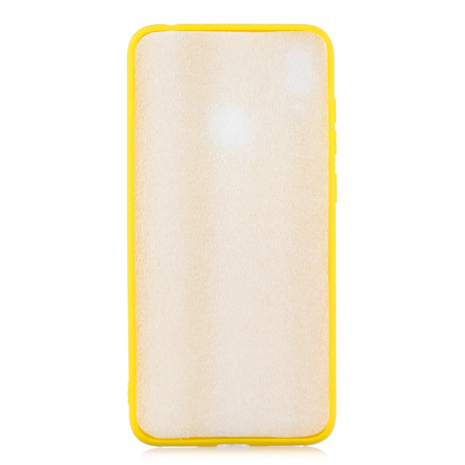 For HUAWEI Y7 2019 Lovely Candy Color Matte TPU Anti-scratch Non-slip Protective Cover Back Case red