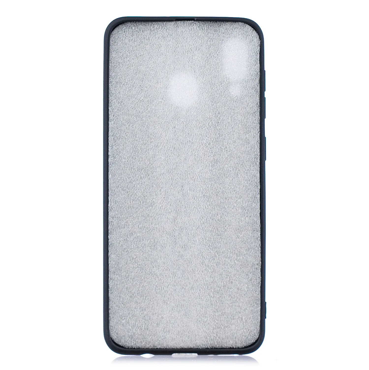 For HUAWEI Y9 2019 Lovely Candy Color Matte TPU Anti-scratch Non-slip Protective Cover Back Case black