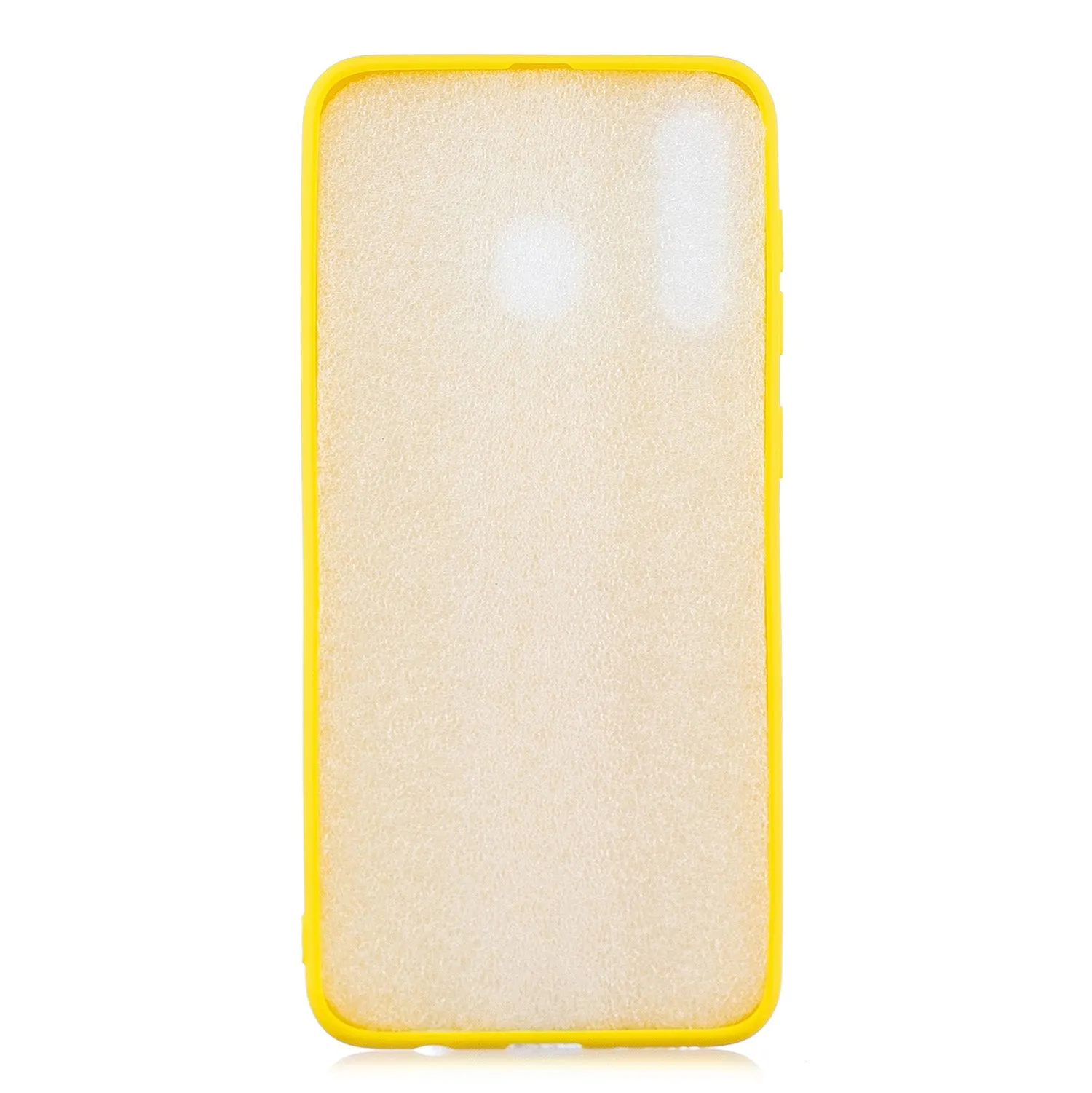 For HUAWEI Y9 2019 Lovely Candy Color Matte TPU Anti-scratch Non-slip Protective Cover Back Case red