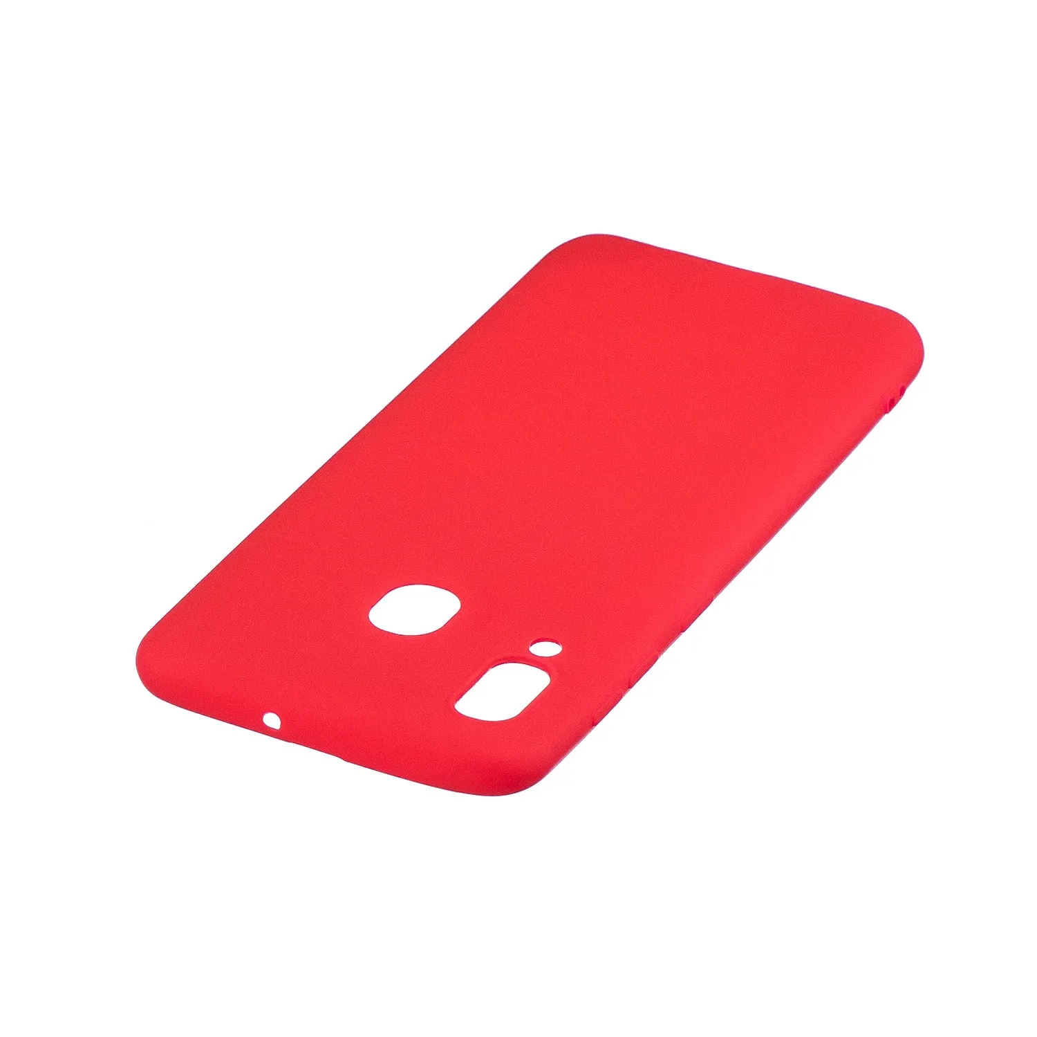 For HUAWEI Y9 2019 Lovely Candy Color Matte TPU Anti-scratch Non-slip Protective Cover Back Case red