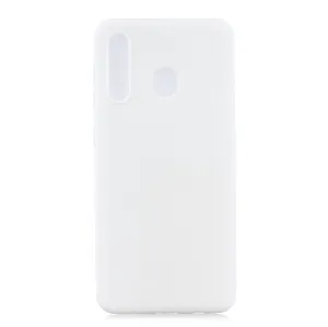 For HUAWEI Y9 2019 Lovely Candy Color Matte TPU Anti-scratch Non-slip Protective Cover Back Case white