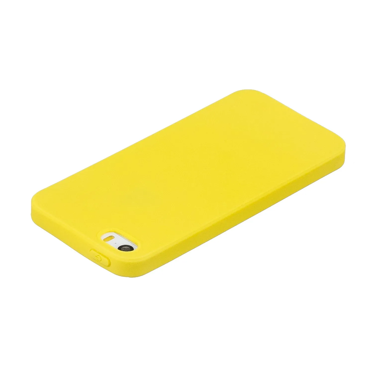 for iPhone 5/5S/SE Lovely Candy Color Matte TPU Anti-scratch Non-slip Protective Cover Back Case Navy