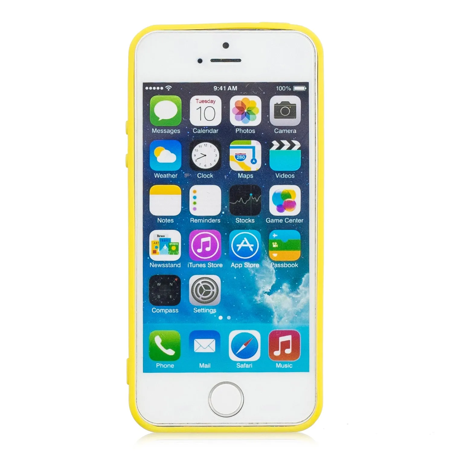 for iPhone 5/5S/SE Lovely Candy Color Matte TPU Anti-scratch Non-slip Protective Cover Back Case Navy
