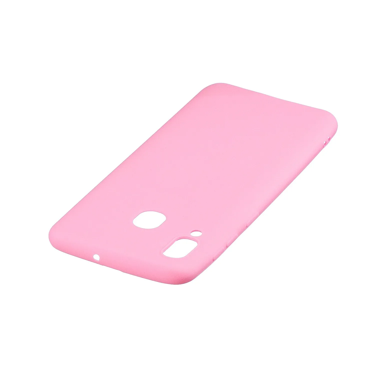 For Samsung A30 Lovely Candy Color Matte TPU Anti-scratch Non-slip Protective Cover Back Case dark pink