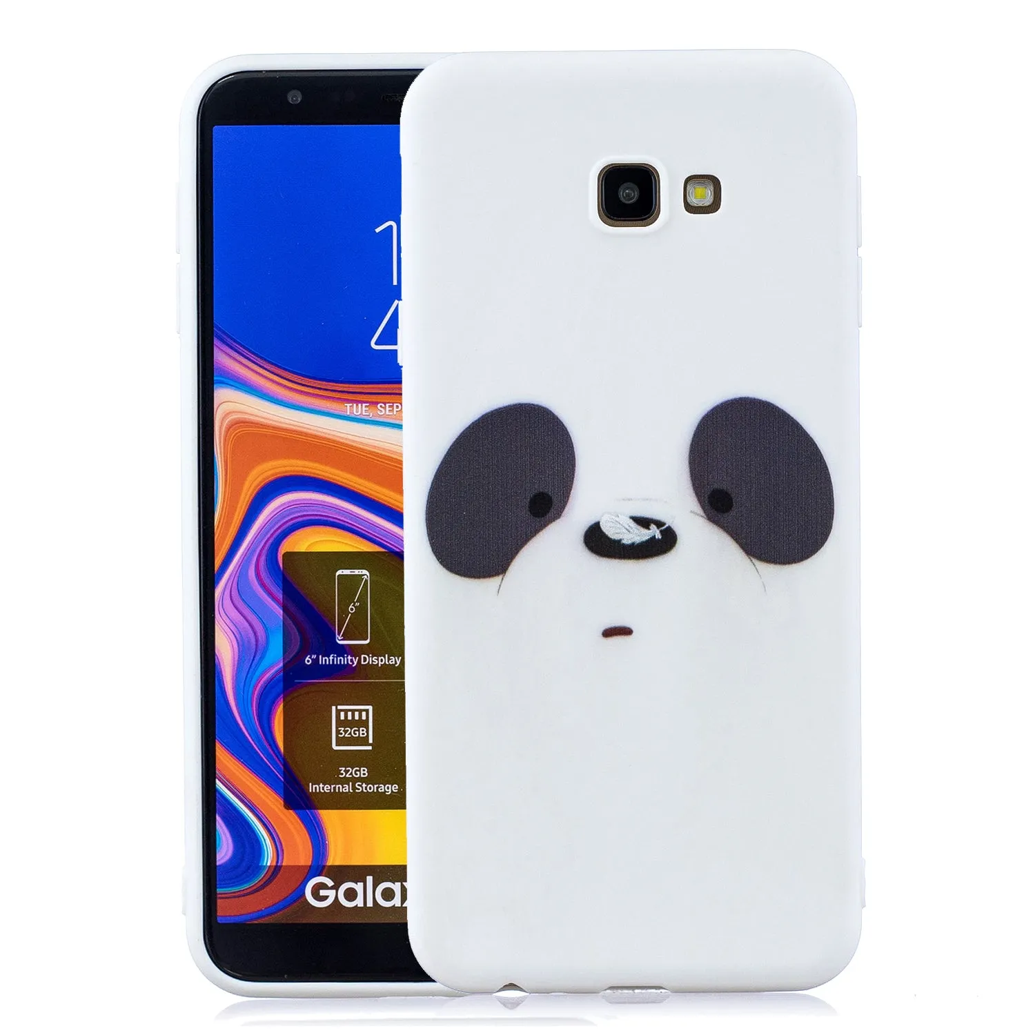 For Samsung A5 2017 Cartoon Lovely Coloured Painted Soft TPU Back Cover Non-slip Shockproof Full Protective Case with Lanyard yellow