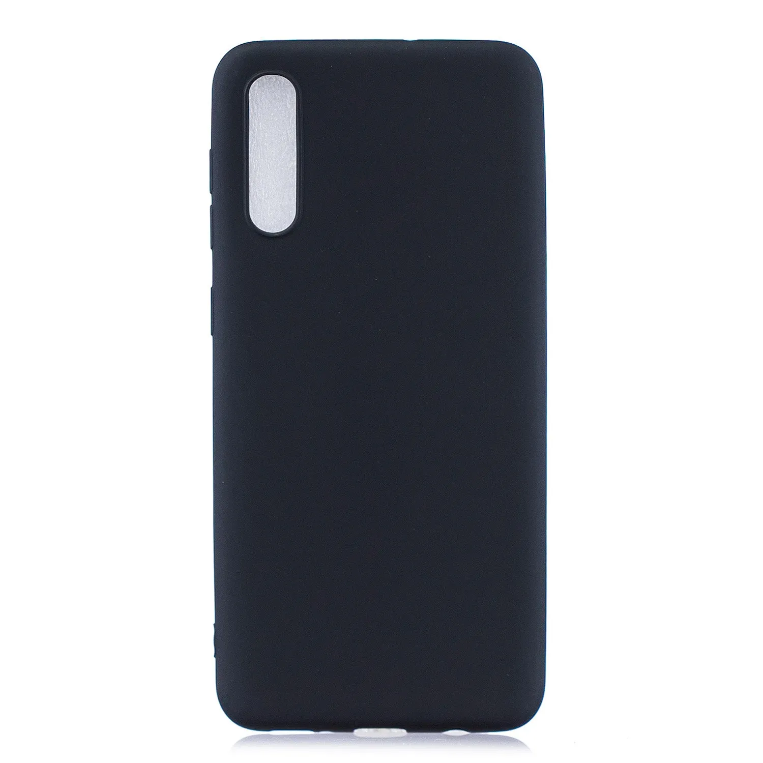 For Samsung A50 Lovely Candy Color Matte TPU Anti-scratch Non-slip Protective Cover Back Case Light blue