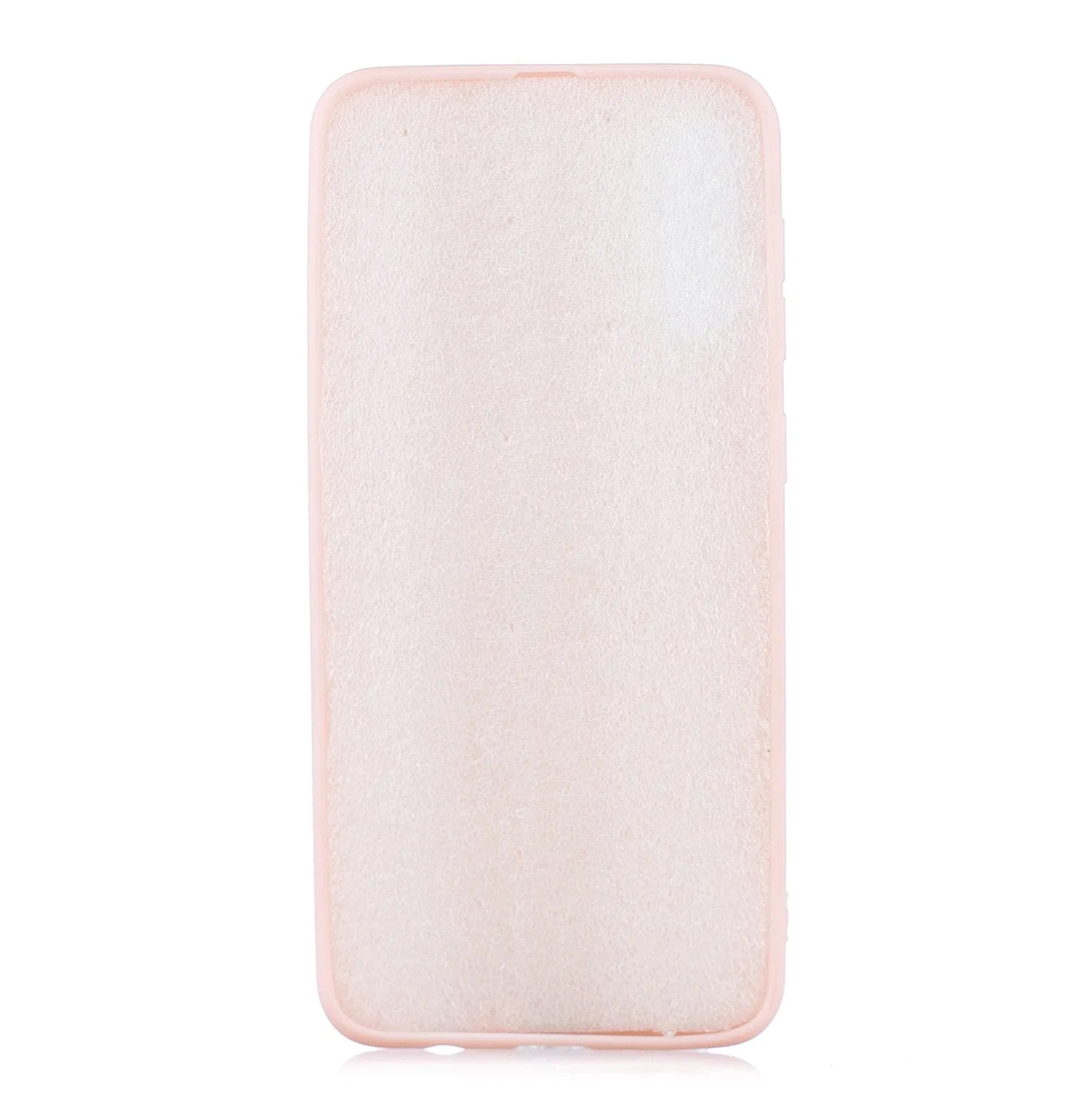 For Samsung A50 Lovely Candy Color Matte TPU Anti-scratch Non-slip Protective Cover Back Case red