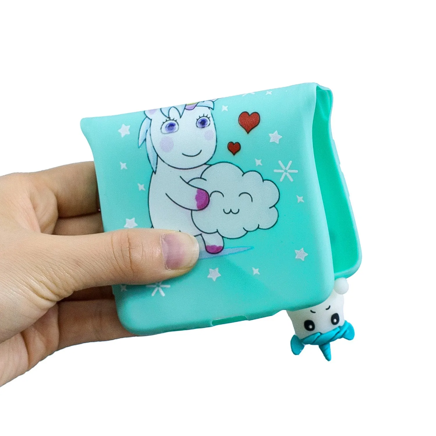 For Samsung A6 plus 2018 3D Cartoon Lovely Coloured Painted Soft TPU Back Cover Non-slip Shockproof Full Protective Case Love unicorn