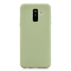 For Samsung A6 PLUS Lovely Candy Color Matte TPU Anti-scratch Non-slip Protective Cover Back Case 10
