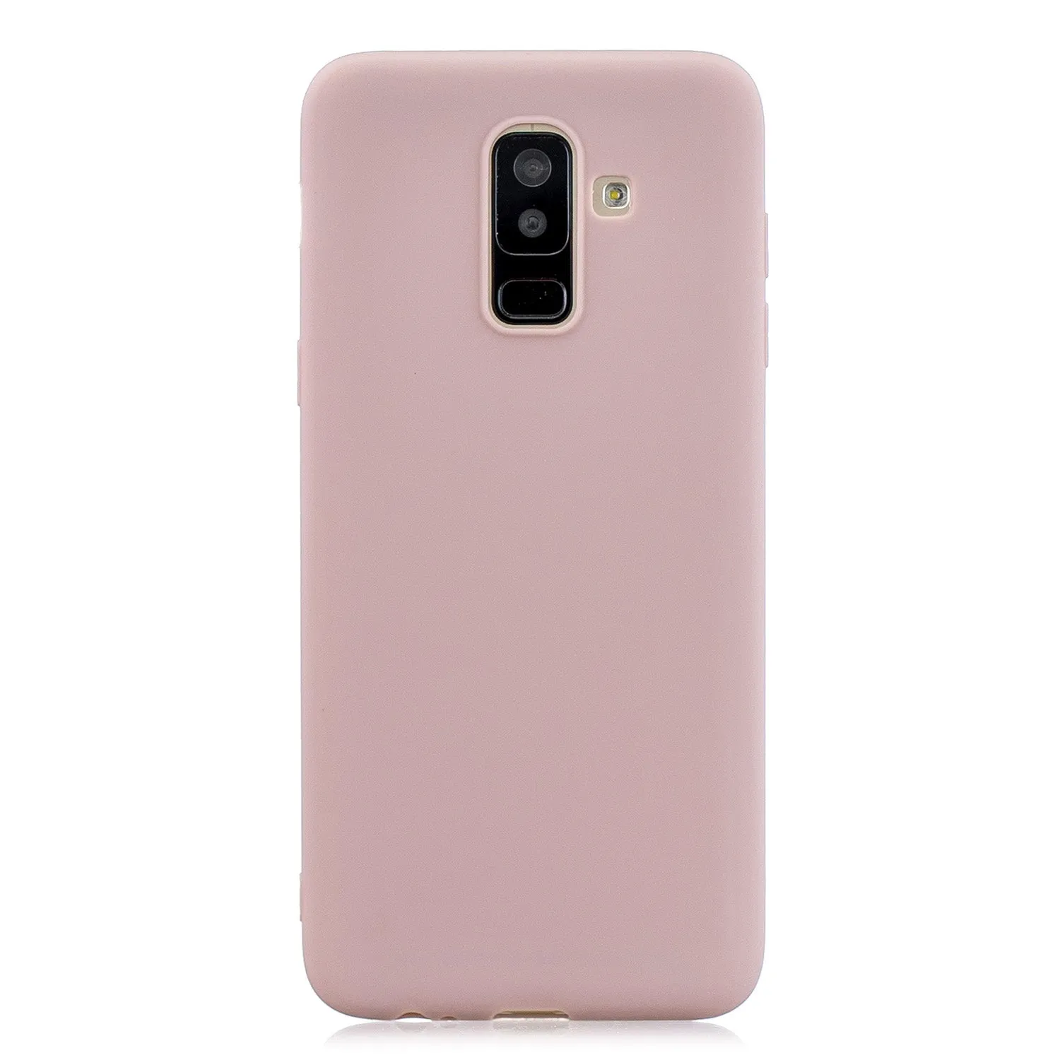 For Samsung A6 PLUS Lovely Candy Color Matte TPU Anti-scratch Non-slip Protective Cover Back Case 11
