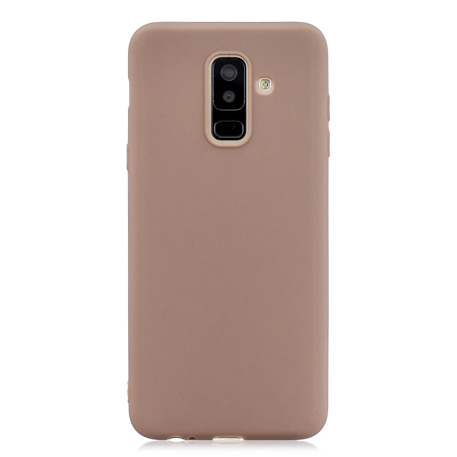 For Samsung A6 PLUS Lovely Candy Color Matte TPU Anti-scratch Non-slip Protective Cover Back Case 11