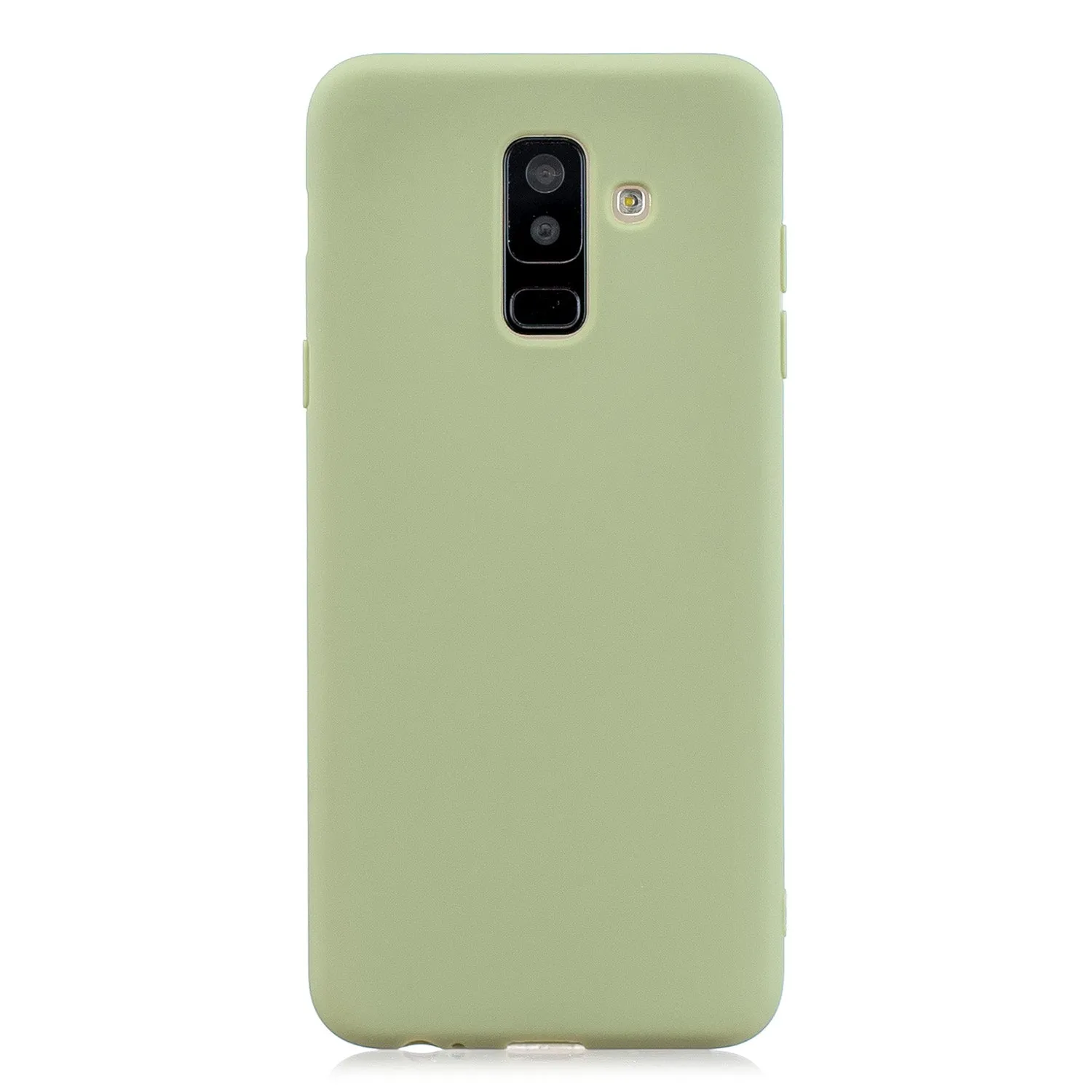 For Samsung A6 PLUS Lovely Candy Color Matte TPU Anti-scratch Non-slip Protective Cover Back Case 11