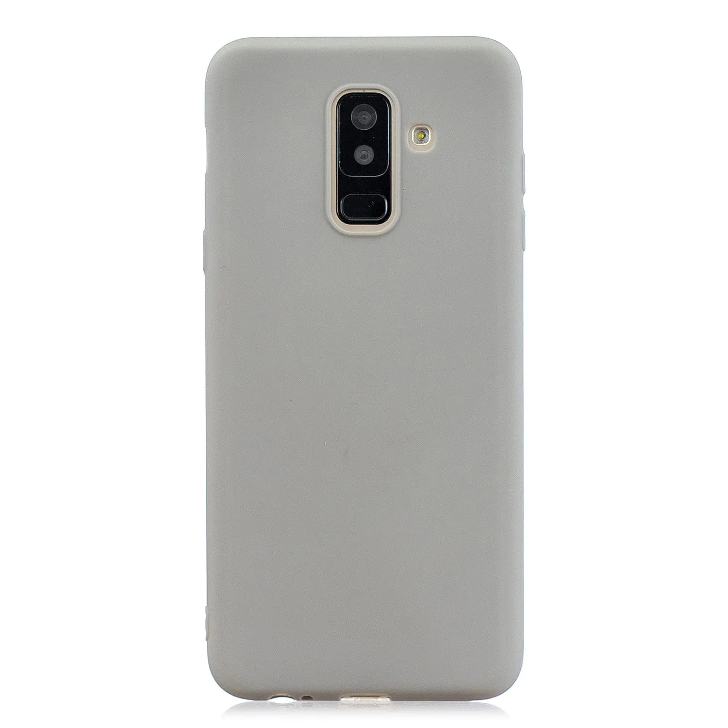 For Samsung A6 PLUS Lovely Candy Color Matte TPU Anti-scratch Non-slip Protective Cover Back Case 11