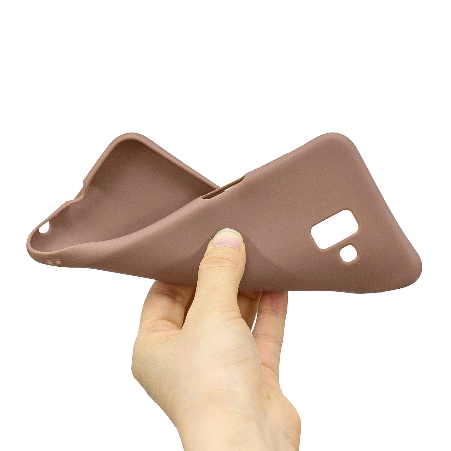 For Samsung J6 PLUS Lovely Candy Color Matte TPU Anti-scratch Non-slip Protective Cover Back Case 9